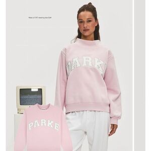 ISO M/L Parker Women's Light Pink Logo Sweatshirt